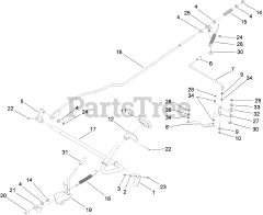 Toro 74573 (DH 200) - Toro Lawn Tractor (SN: 290000001 - 290000480) (2009)