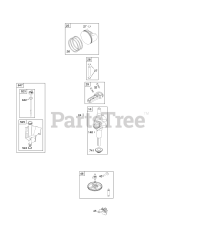 Briggs & Stratton 210807-0110-E1 - Briggs & Stratton Vertical Engine Cams, Crankshaft, Oil, Piston