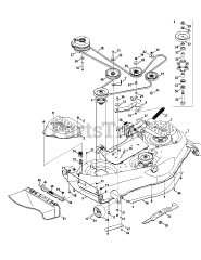 Troy-Bilt 17ARCACP011 - Troy-Bilt Mustang XP 50" Zero-Turn Mower (2014) Mower Deck 50-Inch