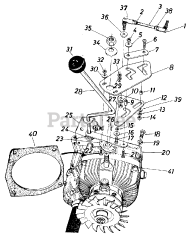 White Outdoor 145-842-190 - White Outdoor Garden Tractor, 18hp (1985)