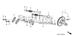 Honda GX270 HA (GCAB) - Honda Engine, Made in Japan (SN: GCAB-1000001 - GCAB-1999999) CAMSHAFT