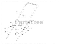 Murray 11A-A2BA758 - Murray Walk-Behind Mower (2016) Handle Hardware