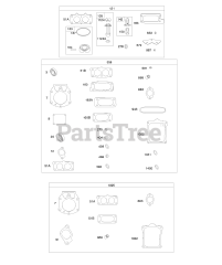 Briggs & Stratton 540477-0110-E1 - Briggs & Stratton Horizontal Engine Carburetor Overhaul Kit, Engine/Valve Gasket Sets