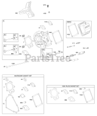 Briggs & Stratton 20E214-0359-E1 - Briggs & Stratton Horizontal Engine Cylinder Head, Gasket Set - Engine, Gasket Set - Valve, Valves