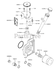 Cub Cadet M60-KW (53BH5D8X750) - Cub Cadet 60" Tank Zero-Turn Mower, 25hp Kawasaki FH721V AS26 Lubrication Equipment