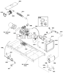 Briggs & Stratton 076151-04 - Briggs & Stratton 48kW Liquid Cooled Home Standby Generator Engine Group (80014159)