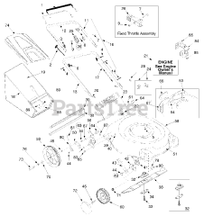 Yard Machines 11A-513H084 - Yard Machines Walk-Behind Mower (1998) (Fred Meyer)