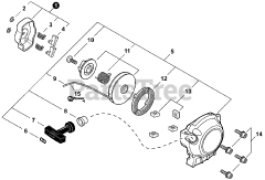 Echo SHC-266 - Echo Shaft Hedge Trimmer (SN: T44113001001 - T44113999999) Starter S/N T44113001001 - T44113001040