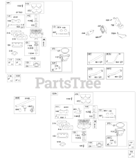 Briggs & Stratton 44P777-0027-E1 - Briggs & Stratton Vertical Engine Carburetor, Fuel Supply