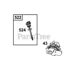 Briggs & Stratton 8P502-0016-H5 - Briggs & Stratton Vertical Engine Lubrication Group