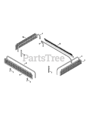 Cub Cadet 39A70032 (39A70032100) - Cub Cadet Utility Vehicle Raised Bed Gates att2 Raised Bed Gates