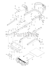 Husqvarna Z 254 (967045201-01) - Husqvarna 54" Zero-Turn Mower (2018-06) FRAME