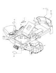 Husqvarna MZ 5424 S (967003903) - Husqvarna 54" Zero-Turn Mower (2013-07) DECALS