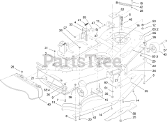 Toro 14AK81RK544 (GT 2300) - Toro Garden Tractor (SN: 1A186H30000 & Above) (2006) Deck Assembly