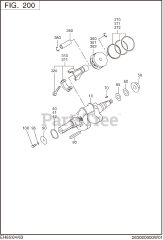 Subaru Robin EH650DA4021 (EH65) - Subaru Robin Engine