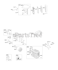 Briggs & Stratton 19F432-1133-E1 - Briggs & Stratton Horizontal Engine