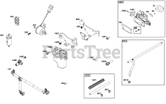 Briggs & Stratton 61E877-0113-J1 - Briggs & Stratton Vertical Engine Throttle Body and Fuel Supply Group