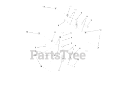 Simplicity 5900821 - Simplicity Citation 61" Zero-Turn Mower, 28hp Briggs & Stratton 52" &amp; 61" Mower Deck - Hanger Chains