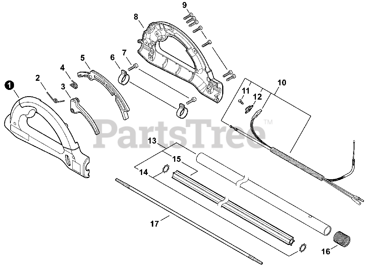 Echo PPT266 Echo Pole Saw (SN E06426001001 E06426999999) Throttle