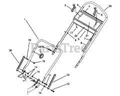 Toro 20438 WF - Toro Walk-Behind Mower (SN: 039000001 - 039999999) (1993)