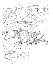 Cub Cadet 542 (590-542-150) - Cub Cadet Material Collection System att Catcher