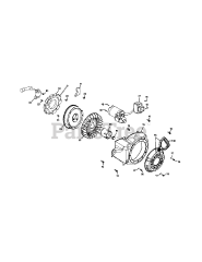 MTD 483-SUA - MTD Engine 483-SUA Starter Assembly &amp; Blower Housing
