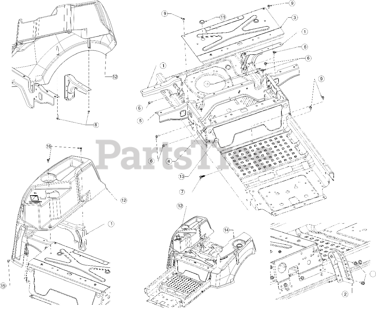 Cub Cadet RZTS50 (17ARCBDQ010) Cub Cadet 50" RZT ZeroTurn Mower