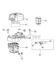 Troy-Bilt 170-VU - Troy-Bilt Engine 170-VU Air Cleaner