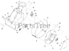 Bear Cat DL 8 - Bear Cat 8" Debris Loader, 404cc Subaru (SN: F03552 - G08591) Housing