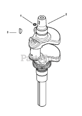 Cub Cadet LTX 1050 KH (13AQ91AP056) - Cub Cadet 50" Lawn Tractor (2013) Kohler SV725-3021 Crankshaft