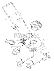 Craftsman 247.370001 (11A-A0BR799) - Craftsman Walk-Behind Mower (2014)