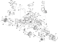 Exmark ECV060B01210BT - Exmark 21" V-Series Walk-Behind Mower, Electric (SN: 416150475 - 417930745) (Rev A) (2024)