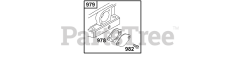Briggs & Stratton 134202-1118-E1 - Briggs & Stratton Horizontal Engine Cover