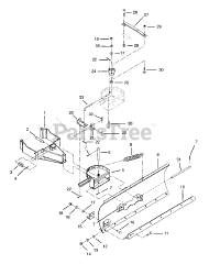 Gravely 834034 - Gravely 42" Front Blade SierraTractor (SN: 000101 & Above)