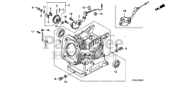Honda EP2500CX 1 ACH (EAHC) - Honda Generator, Made in China (SN: EAHC-1000001 - EAHC-9999999) CYLINDER