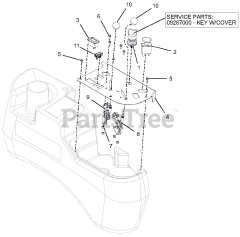 Gravely 992255 (Pro-Turn 272) - Gravely Pro-Turn 72" Zero-Turn Mower (SN: 040000 - 040999) Control Panel - Non-EFI