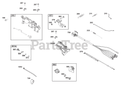 Briggs & Stratton 386447-0114-B5 - Briggs & Stratton Horizontal Engine Controls Group