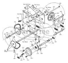 Scotts 622518x31C - Scotts 22" Snow Thrower (2001) Drive