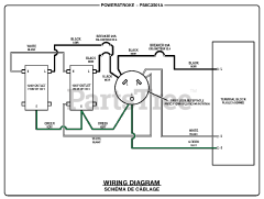 PowerStroke PS 9C3501 A - PowerStroke 3500 Watt Generator Wiring Diagram