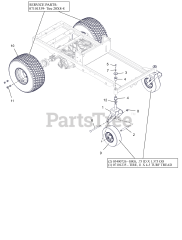 Ariens 915245 - Ariens Edge 42" Zero-Turn Mower, 19hp Kohler (SN: 000101 - 001900)