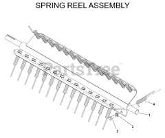 Husqvarna DT 22 - Husqvarna 22" Dethatcher (2003-03) SPRING TINE