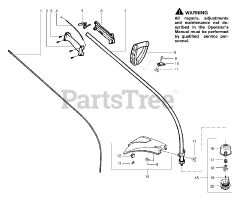 Weed Eater FL 21 - Weed Eater Featherlite String Trimmer Driver Shaft &amp; Cutting Head