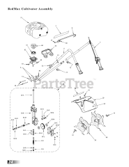 RedMax CV 225 - RedMax Cultivator (SN: 108000 & Above) (2006-07)