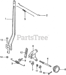 Honda ES3500 K1 A (ES3500) - Honda Generator, Made in Japan (SN: ES3500-1100014 - ES3500-1129443) GOVERNOR ARM + CONTROL PLATE