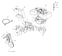 Yard-Man 31AE993I401 - Yard-Man Snow Thrower (1998)