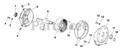 Kohler K181-30105 - Kohler K-Series Engine, Basic Version, 8hp, 6kW Gear Reduction TP-2045-B