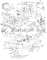Wizard MTD 7118A78 - Wizard Lawn Tractor (1987) (Western Auto) Parts ...