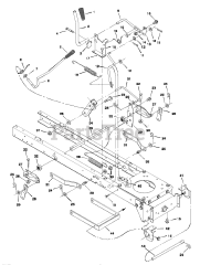 Murray 40530x51A - Murray 40" Lawn Tractor (1997) Mower Housing Suspension