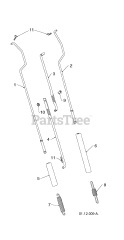 Husqvarna ST 276 EPT (961910051-00) - Husqvarna 30" Snow Blower (2011-08) HANDLE 5