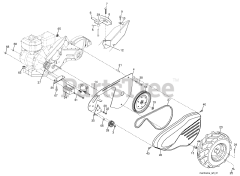 Husqvarna 650 RTT (960930002-03) - Husqvarna Rear-Tine Tiller (2008-09)